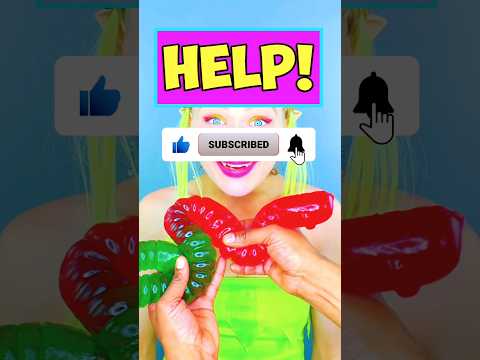 [Gegagedigedagedago] Nuggets Mukbang Girl and GIANT Gummy Worm