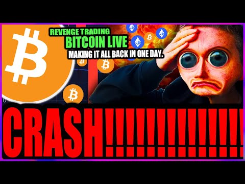 ALERT 🚨 BITCOIN PRICE LIVE CRASH!!! REVENGE TRADING TO MAKE M TODAY... TRUMP TARIFF EXTRAVAGANZA