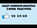 Understanding Lowest Common Denominator