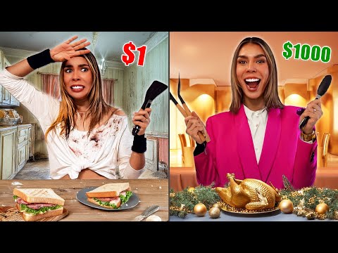 CENA DE NAVIDAD CARA VS CENA DE NAVIDAD BARATA !!🎄