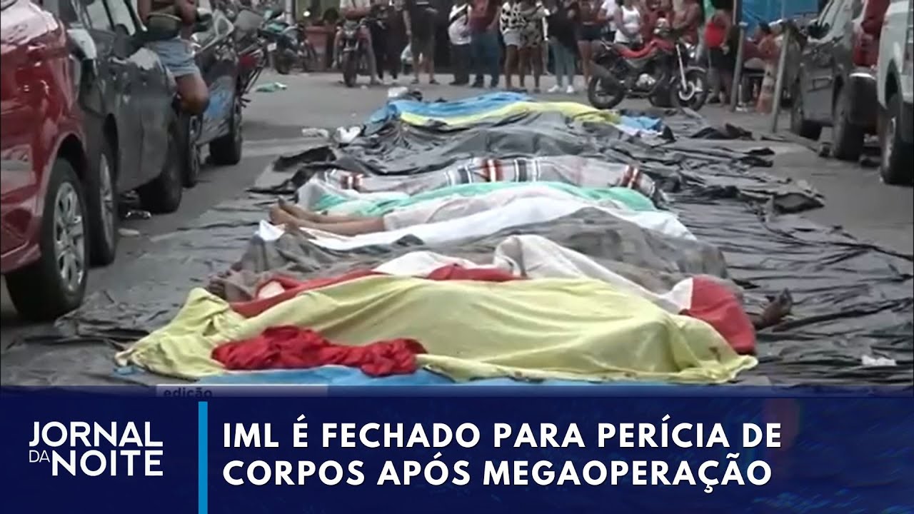 IML é fechado para perícia de corpos após megaoperação