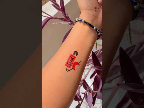 Dad Tattoo Design ❤️✨ #tattoo #tattoofun #art #tattooart #drawing #mom #tattooartist