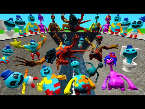 ⚙️ SHREDDER ALL DOEY THE DOUGHMAN POPPY PLAYTIME CHAPTER 4 SPARTAN KICKING Gmod