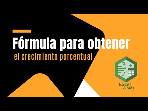 Cómo obtener el crecimiento porcentual