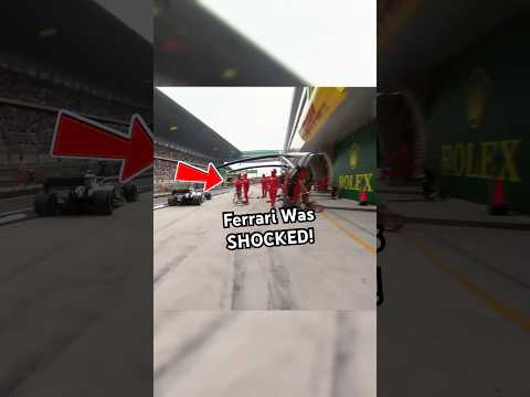 Mercedes Flexing On Ferrari With The Double Pitstop!