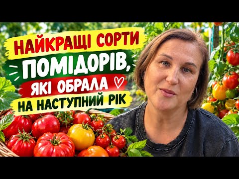 НАЙСМАЧНІШІ ПОМІДОРИ🍅КРАЩІ СОРТИ НА НАСТУПНИЙ РІК#найкращісортипомідорів#лучшиесортапомидор#помидоры