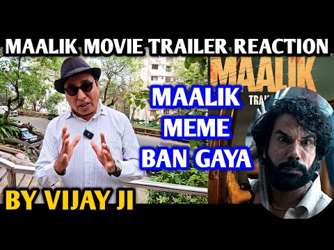 Maalik Movie Trailer Reaction | By Vijay Ji | Bollywood Premee | Rajkummar Rao | Huma Qureshi