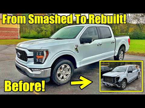 We REBUILT THE $10000 FORD F150! Never BUY A TRUCK WITH ALL THE AIRBAGS BLOWN!