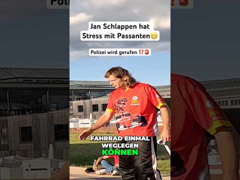 Jan Schlappen hat Stress mit Passanten⁉️ Polizei wird gerufen🚨 #freerunningschlappen #parkour