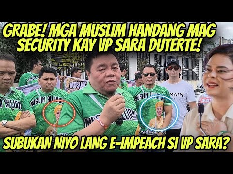 OMG MGA NEGOSYANTENG MUSLIM PUMALAG NA PARA KAY VP SARA DUTERTE MGA  NAG ALOK MAG SEKYU KAY VP SARA!