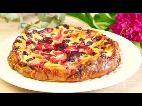 🍓 Французская НЕЖНОСТЬ- ЧУДО ПИРОГ!Простой в приготовлении - Шикарный на Вкус! Клафути с ягодами