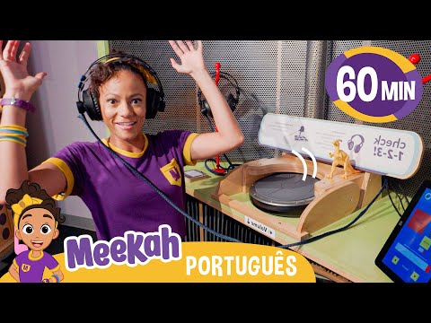 Meekah Faz Música Dino | 💜Olá Meekah!💜| Amigos do Blippi Brasil  | Videos Educativos | 1 HORA