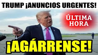 ÚLTIMA HORA de EEUU, ¡AGÁRRENSE! Donald Trump ofrece Importantes anuncios, nuevos PASOS y MEDIDAS