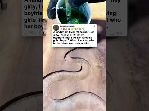 A random girl DMed me saying, "Hey girly, block my boyfriend." When I learned who he was...