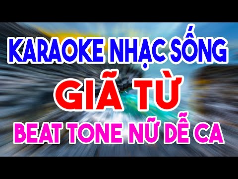Karaoke Liên Khúc Trữ Tình Nhạc Sến Tone Nữ | Giã Từ – Lá Thư Cuối Cùng