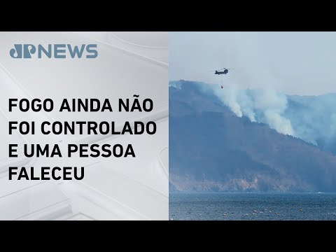 Duas mil pessoas deixam casas após incêndio no Japão