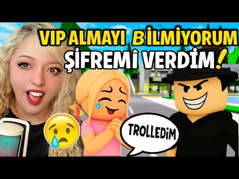 VIP Almayı Bilmiyorum Deyip Şifremi Verdim… TROLLEDİMMM! 😭🤣 Roblox Brookhaven!