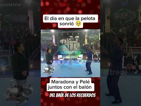 Maradona y Pelé juntos!