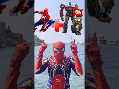 Spiderman + Optimus Prime Transformers Zombie = Marvel Animation #spiderman #avengers #optimusprime