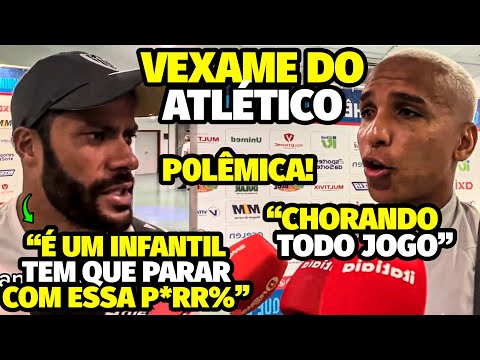 HULK PERDE A LINHA E FAZ COBRANÇA AGRESSlVA PRA ClMA DE ATLETICANO APÓS VEXAME E DEYVERSON RESPONDE