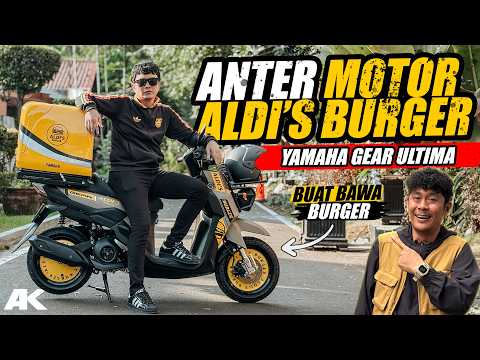 REVEAL MOTOR DELIVERY ALDI'S BURGER !! #AtenxKatros