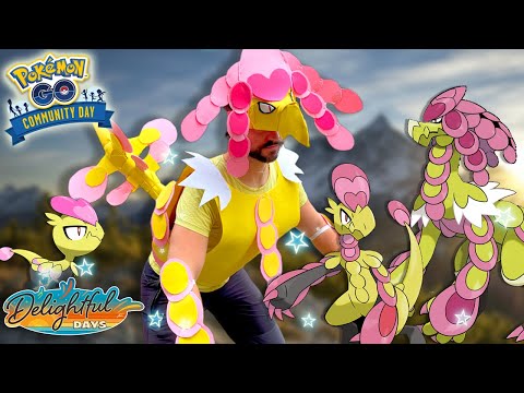 ¡EL MEJOR ESTRUENDO IMPLACABLE de KOMMO-O en el FRAGOR del COMMUNITY DAY DE JANGMO-O! [IRL]