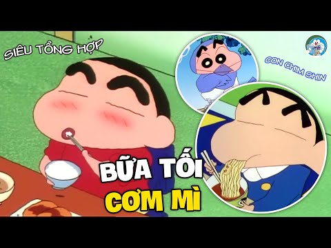 Siêu Tổng Hợp Shin - Thử Thách Cấm Cười Khi Ăn | Shin Tập Mới Để Ăn Cơm | Shin Cậu Bé Bút Chì