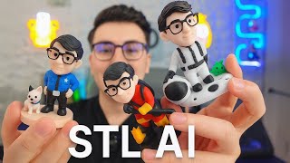 Probando STL AI  - Me convertí en policía, bombero y astronauta en 3D