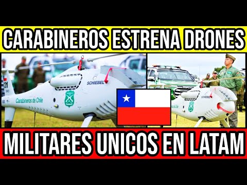 Carabineros ESTRENA Drones Militares UNICOS en LATAM 🇨🇱 #Chile #Valparaiso #ViñaDelMar #BioBio #CL