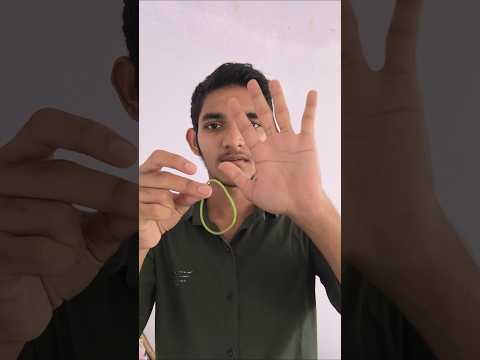 Rubber band funny magic exposed #shorts
