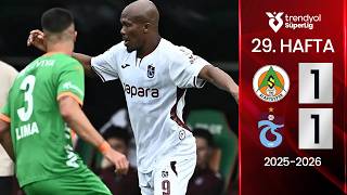 Alanyaspor (1-1) Trabzonspor | MAÇ ÖZETİ | 29. Hafta - 2025/2026