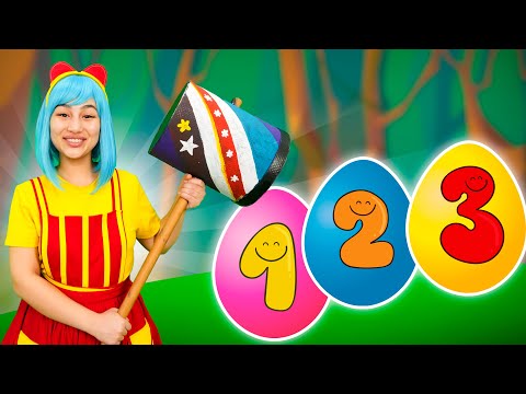 123 Eggs | Counting Eggs Kids Song | Tigi Boo