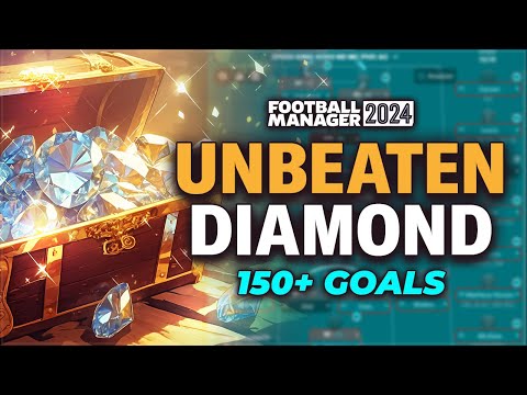 This DIAMOND Tactic DESTROYED FM24 – 150 Goals + Unbeaten! | Football Manager 2024 Best Tactics