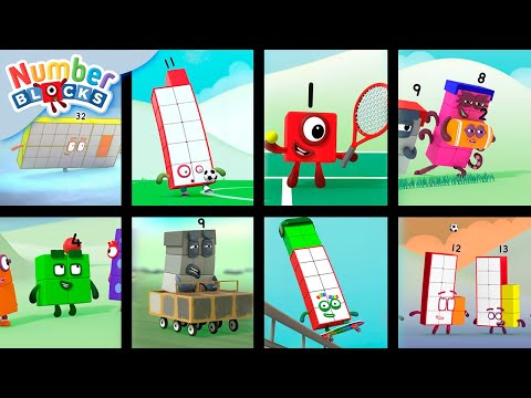 Le Top 10 des moments les plus sportifs ! 🥇| Compter pour les enfants | ​Numberblocks en français