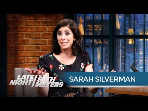 Sarah Silverman Reacts To Drake Declaring His Love For Her On Late Night With Seth Meyers! Watch!