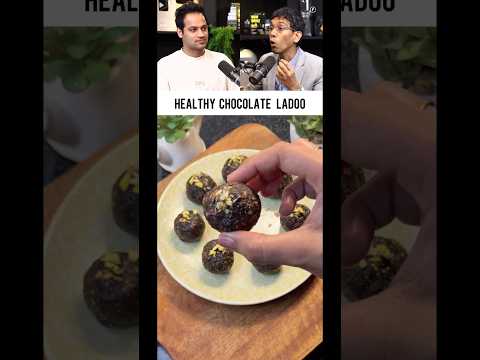 Power-packed laddoos with dark chocolate, flax, chia, pista, walnut & dates for guilt-free energy