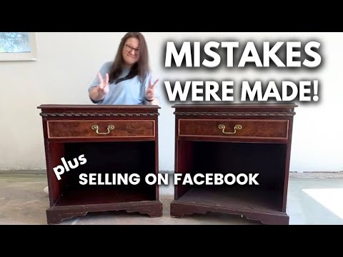 Fixing A Design Mistake & My Top Tips for SUCCESSFULLY Selling Furniture on Facebook Marketplace!