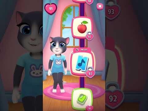 Angela's playing 😚#mytalkingangela2 #shortsfeed #games