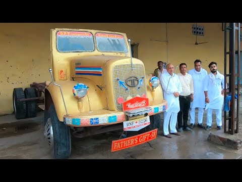 1 ट्रक से 15 ट्रक हो गए 64 पैसे का डीजल आज भी ट्रक मैं है TATA Mercedes-Benz D model truck 1968