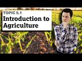 Agricultural Practices and Characteristics