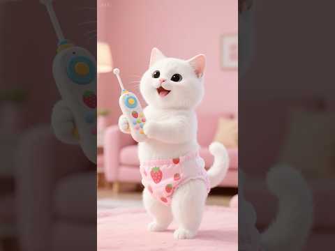 【Part1】😲🐾From Flab to Fab! Kitten Helps Mom’s Stunning Transformation✨💖#cat  #story  #meow  #ai