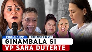 BREAKING: VP SARA DUTERTE GINAMBALA NA NAMAN NI PRINCESS ABANTE