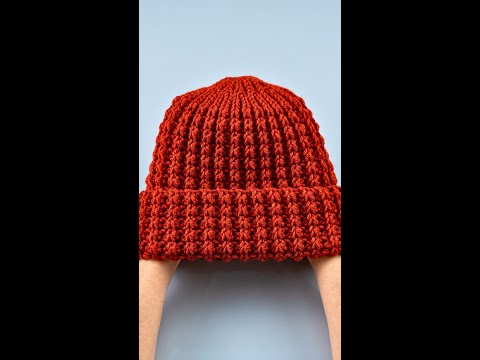 Easy stitch pattern for crochet hat tutorial! Miarti🧶