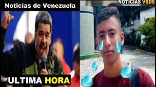 ULTIMA HORA: NOTICIAS DE HOY en Venezuela, Maduro Unde en el Lodo a Menor de EDAD, Venezuela hoy.
