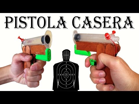 Como Hacer una Plstola con un Encendedor y una Jeringa