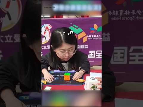 Pertandingan rubik tercepat #funnyshorts