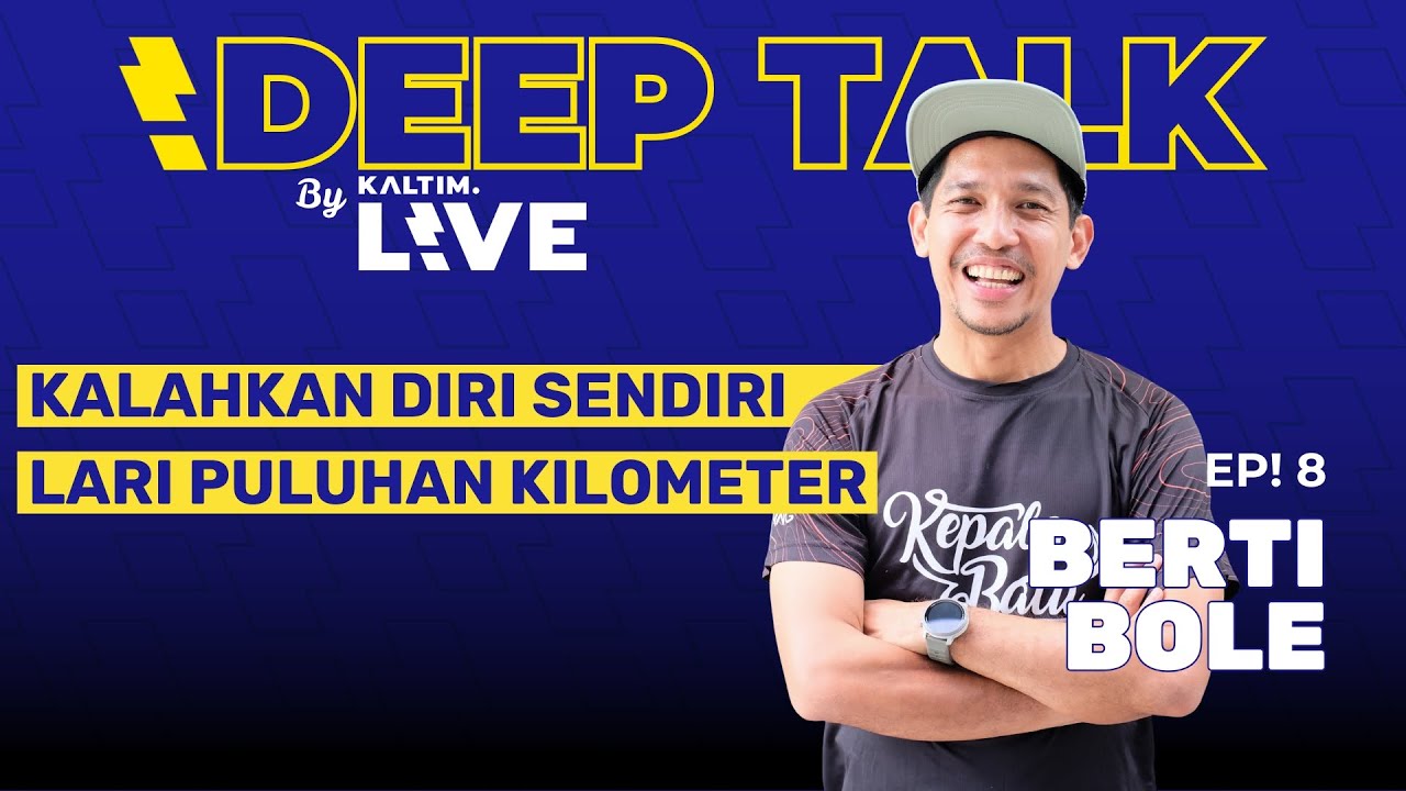 Berti Bole menjadi salah satu pelari trail di Balikpapan yang sudah mengikuti ssejumlah event race nasional. Melalui Kepala Batu Team, dia juga kini menjabat sebagai Ketua Asosiasi Lari Trail Indonesia (ALTI) Balikpapan, dan semakin mengembangkan olahraga ini.

Baginya, berlari puluhan bahkan ratusan kilometer di alam bebas tak sekadar berolahraga. Tapi, sekaligus menikmati keindahan alamnya, dan melatih mental.

Kini, lari trail sudah ramai digeluti oleh masyarakat Kota Balikpapan. Bahkan, salah seorang atlet dari Kota Minyak, berhasil meraih prestasi di level nasional.

Cerita Berti Bole, menjadi cerita bahwa seseorang bisa menjadi manusia super berlari puluhan bahkan ratusan kilometer, apabila berlatih dan fokus pada perkembangan dirinya.

Tonton dan subscribe Youtube Berti Bole di link ini: https://www.youtube.com/@theboles3096

=====================================================

Tonton Podcast Kaltim Live! lainnya https://youtu.be/fbyA4olqPaY

=====================================================
Follow media sosial Kaltim Live!
Instagram https://www.instagram.com/kaltim.live/
Tiktok https://www.tiktok.com/@kaltimlive

=====================================================