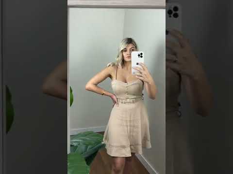 Vestido Godê Boneca Areia