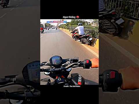 Bach Gaya Bhai 🤬 Hyper Bike Riding ✨ #shorts #bikeride #chapri #motovlog