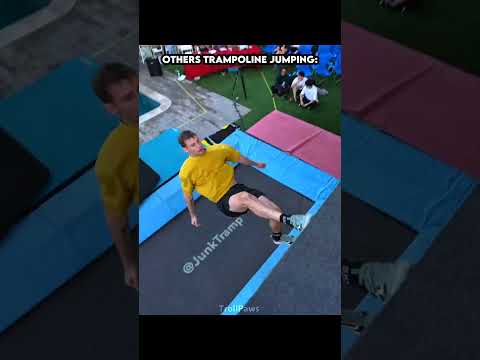 Crazy Trampoline Jumping💀